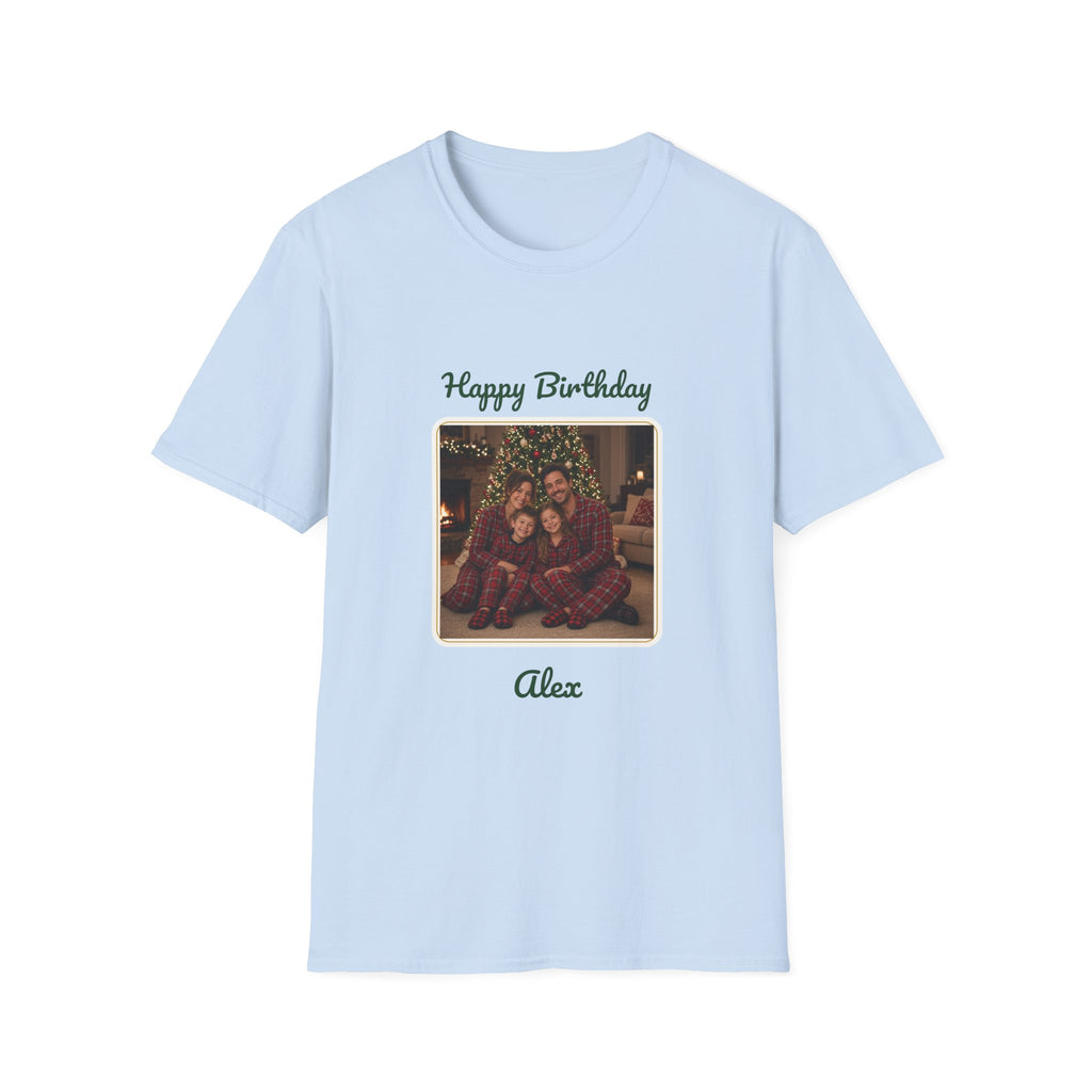 Happy Birthday Photo Tee — Personalized Birthday Shirt for Kids