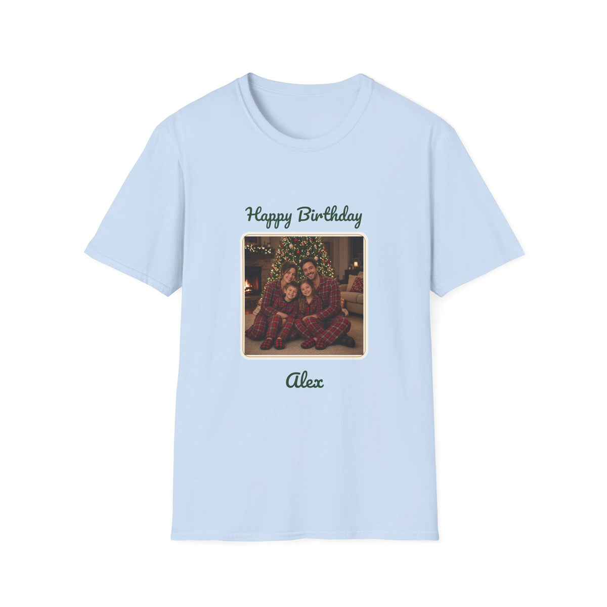 Happy Birthday Photo Tee — Personalized Birthday Shirt for Kids