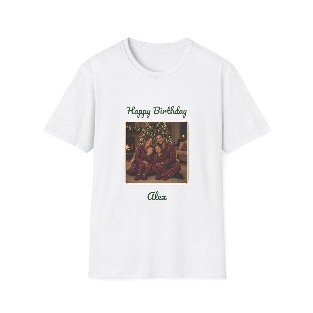 Happy Birthday Photo Tee — Personalized Birthday Shirt for Kids