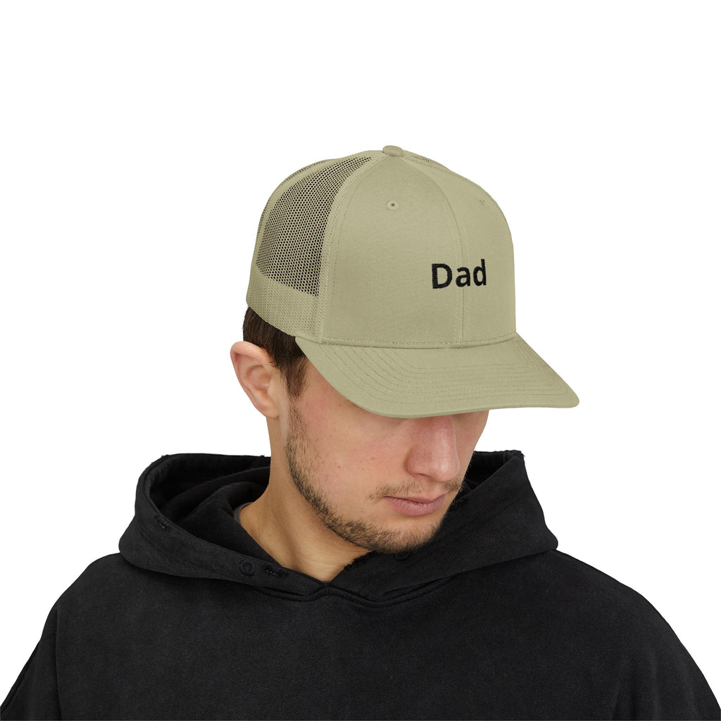 Mom Snapback Trucker Cap — Minimal Embroidered Mom Hat, Mother’s Day Gift