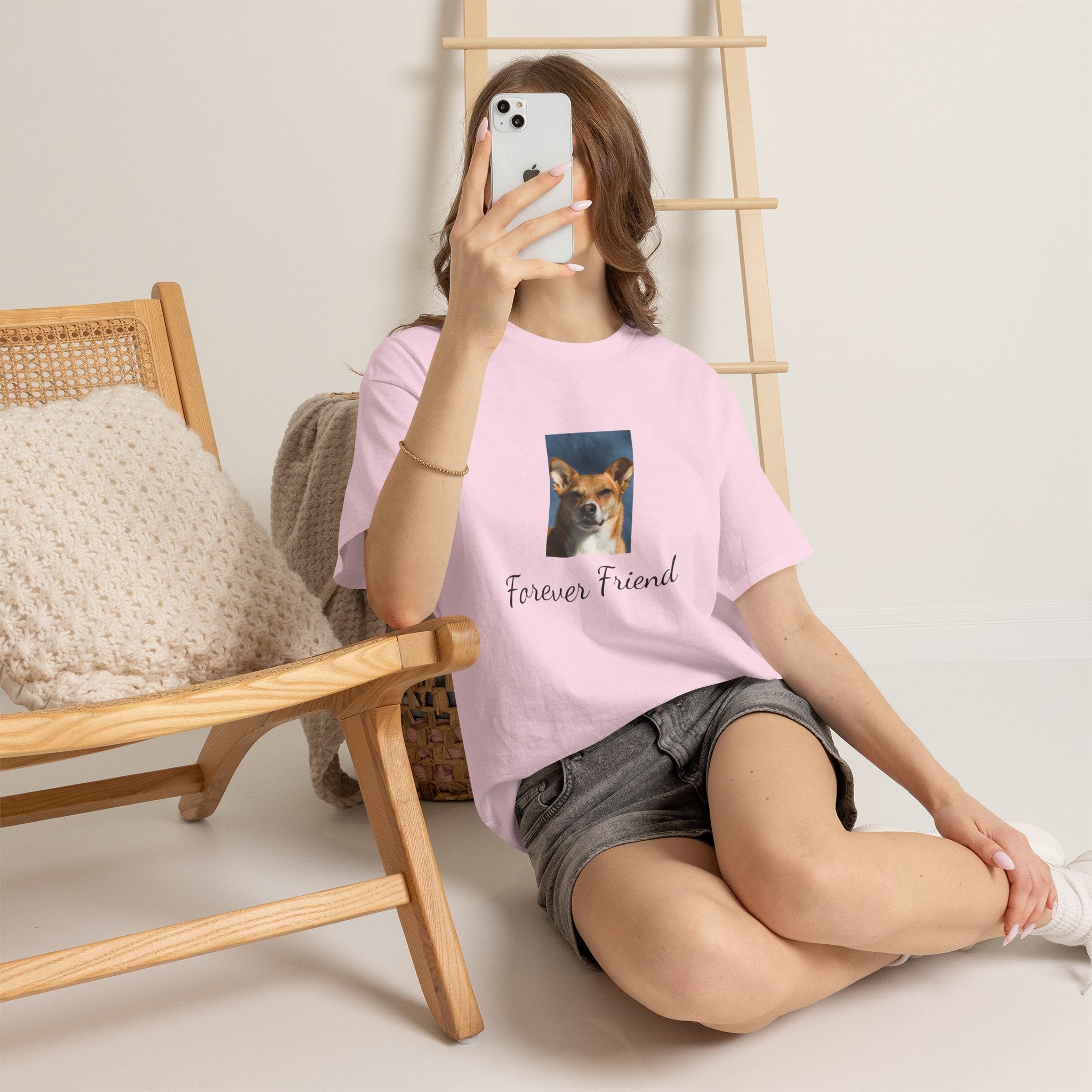 Dog Photo Tee — "Forever Friend" Rescue Pet Tribute T-Shirt