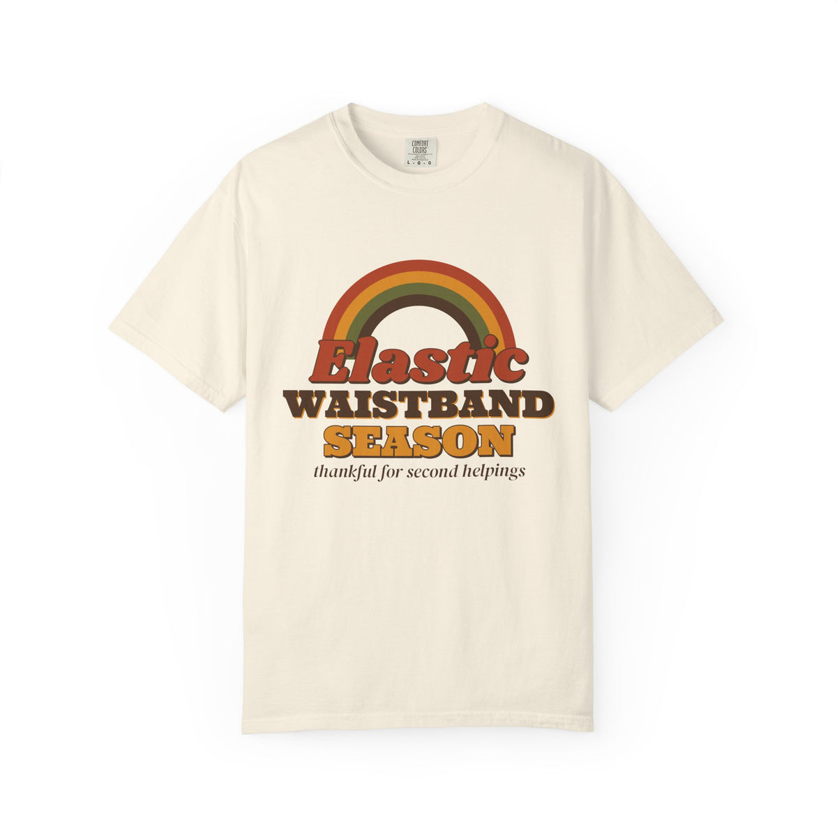 Elastic Waistband Season Shirt — Funny Retro Thanksgiving Tee