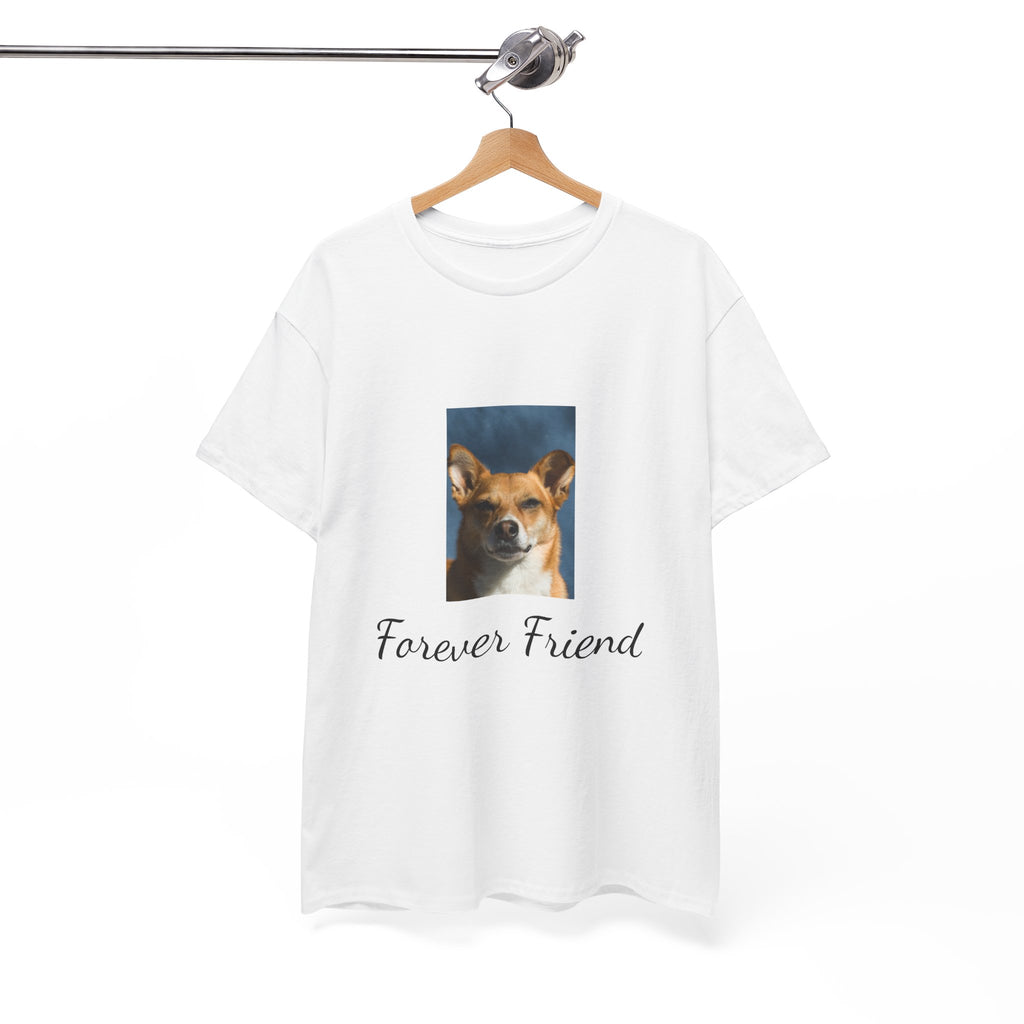 Dog Photo Tee — "Forever Friend" Rescue Pet Tribute T-Shirt