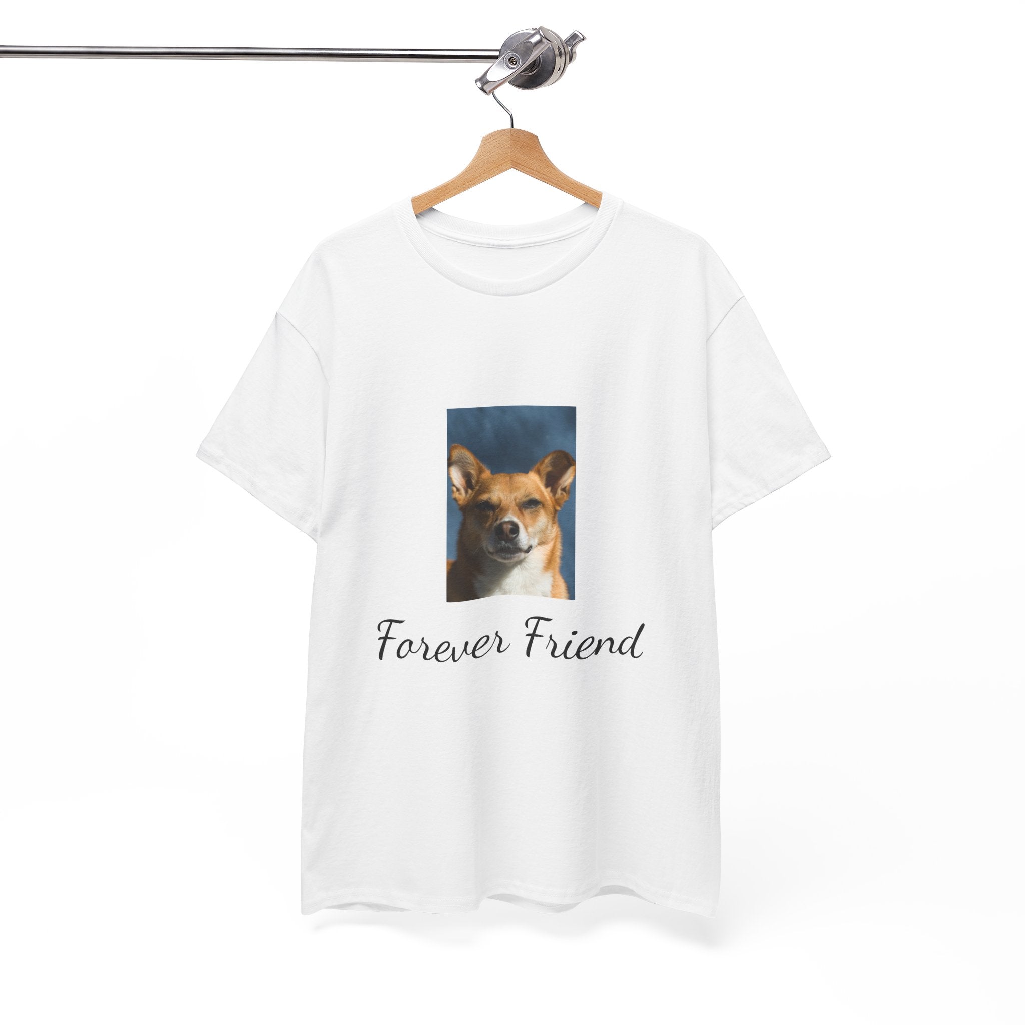 Dog Photo Tee — "Forever Friend" Rescue Pet Tribute T-Shirt