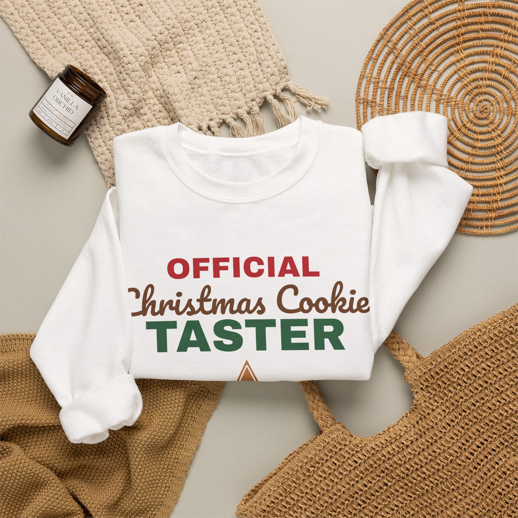 Official Christmas Cookie Taster Sweatshirt — Funny Holiday Baking Crewneck