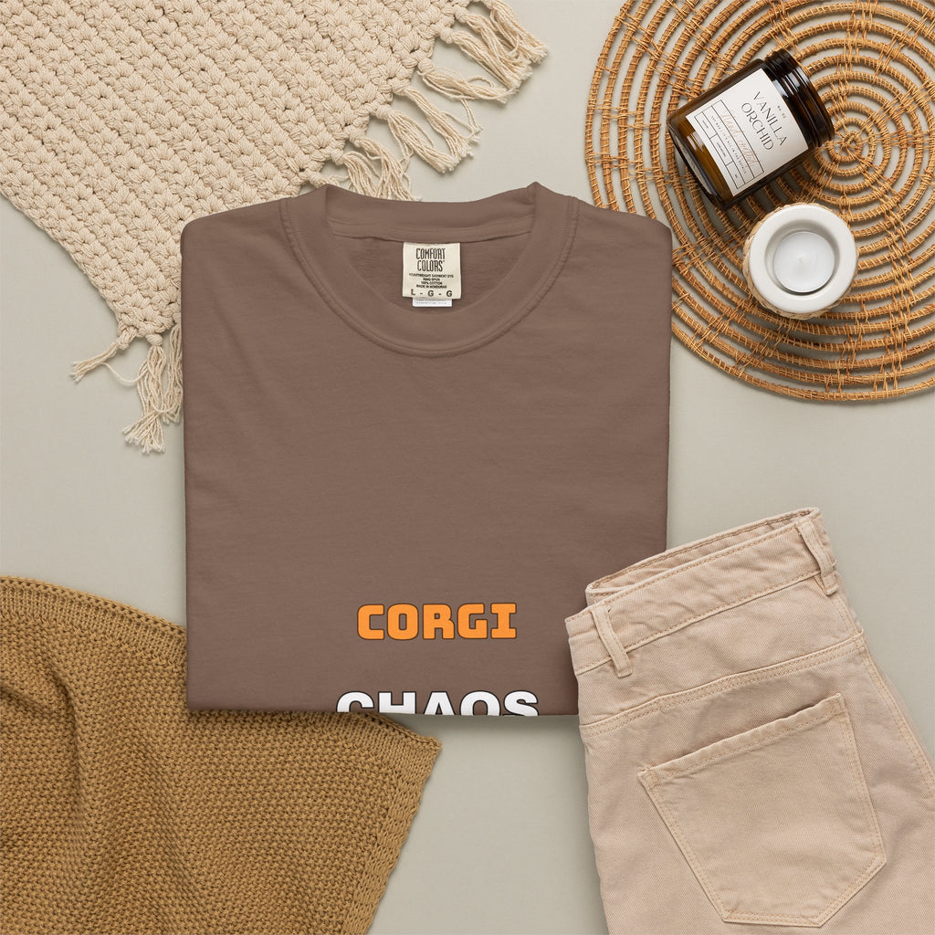 Corgi Chaos Coordinator Shirt — Funny Corgi Mom Dad Dog Tee