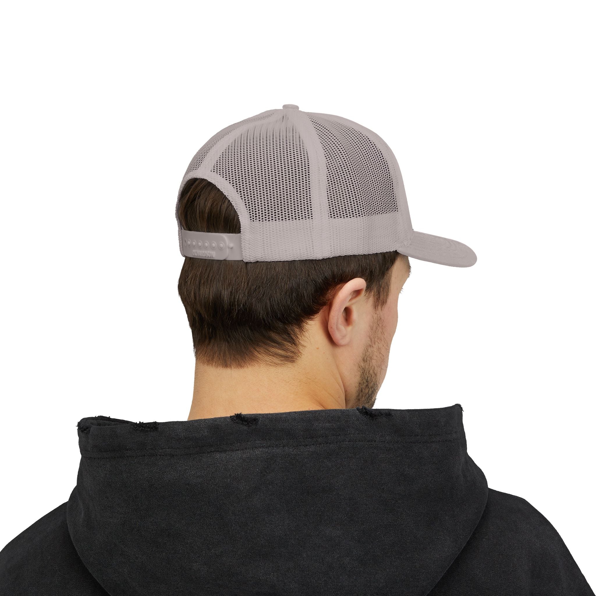 Mom Snapback Trucker Cap — Minimal Embroidered Mom Hat, Mother’s Day Gift
