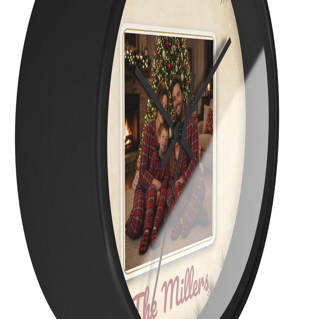 Personalized Photo Wall Clock — Custom Kids Face Clock Gift