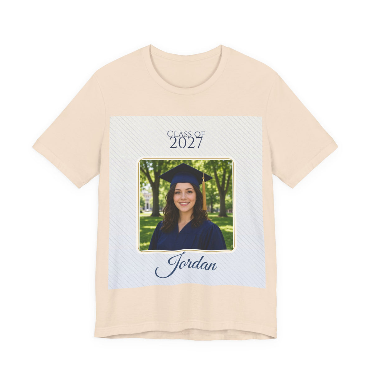 Class of 2027 Personalized Photo Tee – Custom Graduation Gift Shirt