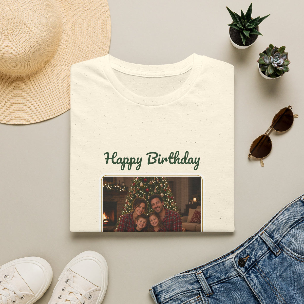 Happy Birthday Photo Tee — Personalized Birthday Shirt for Kids