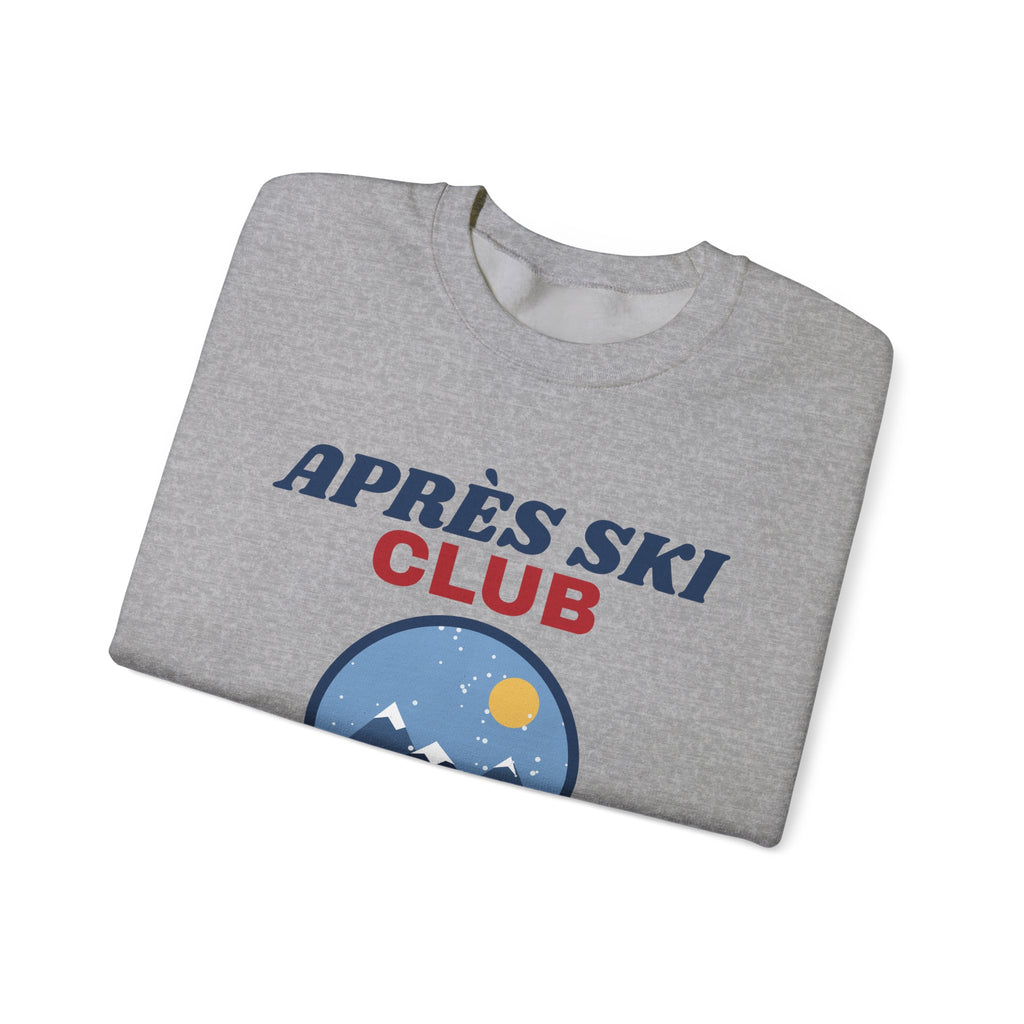 Après Ski Club Sweatshirt — Retro Mountain Ski Lodge Winter Crewneck