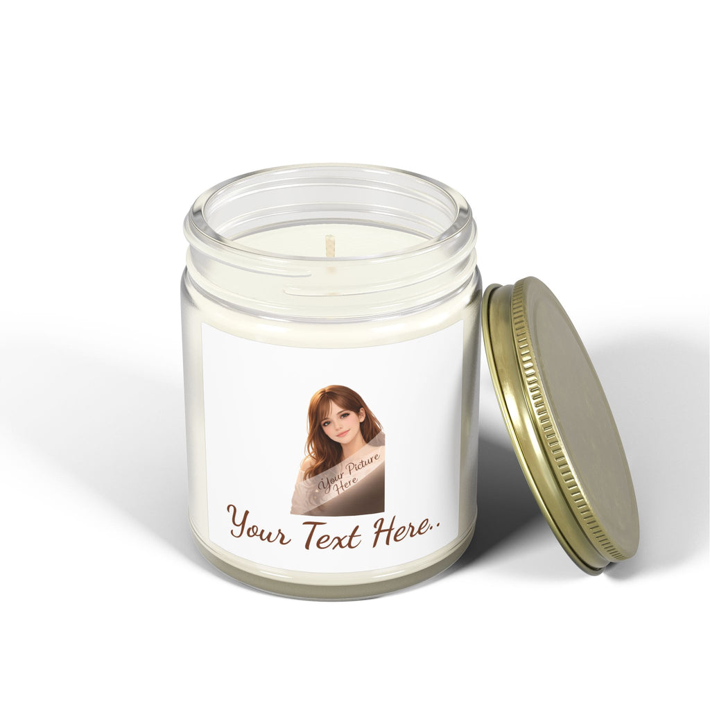 Santa Portrait Scented Candle — Coconut Apricot (4oz & 9oz)
