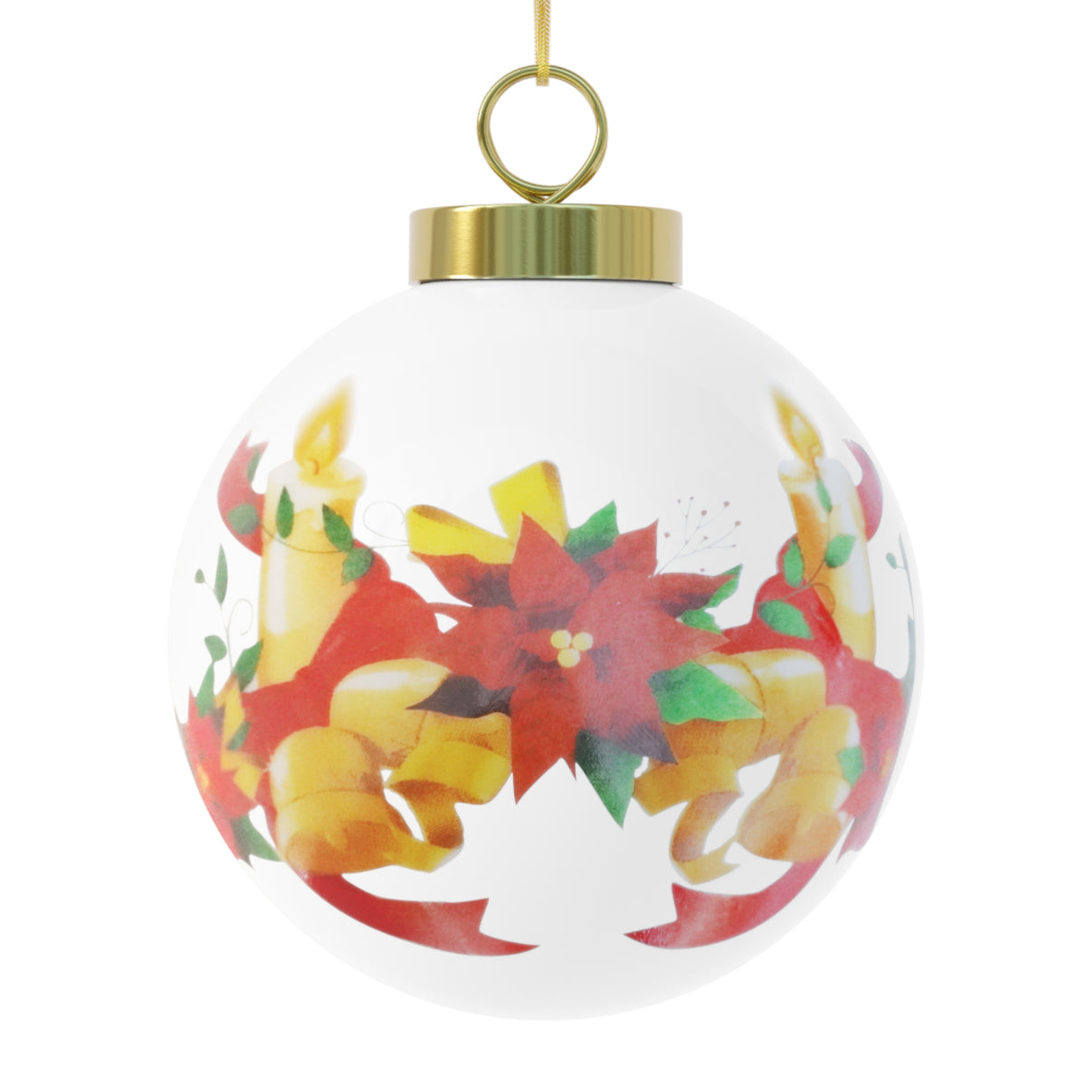 Baby's First Christmas 2026 Ornament – Personalized Photo & Name Keepsake Ball