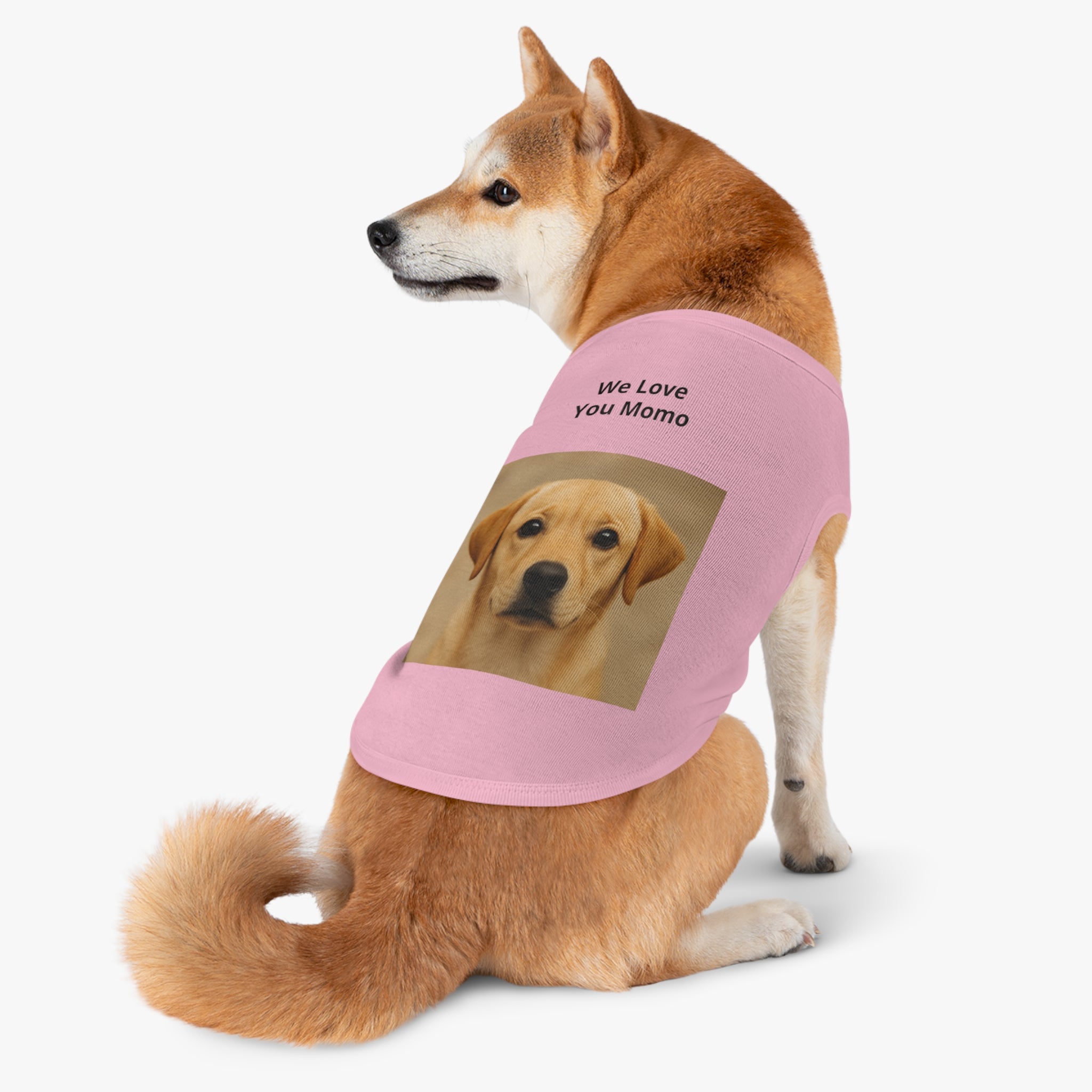 Puppy Tank Top — "We Love You ..." Pet Shirt