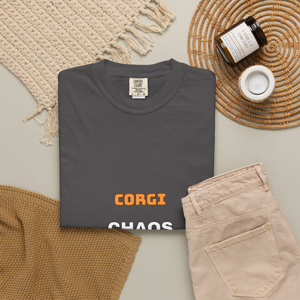 Corgi Chaos Coordinator Shirt — Funny Corgi Mom Dad Dog Tee