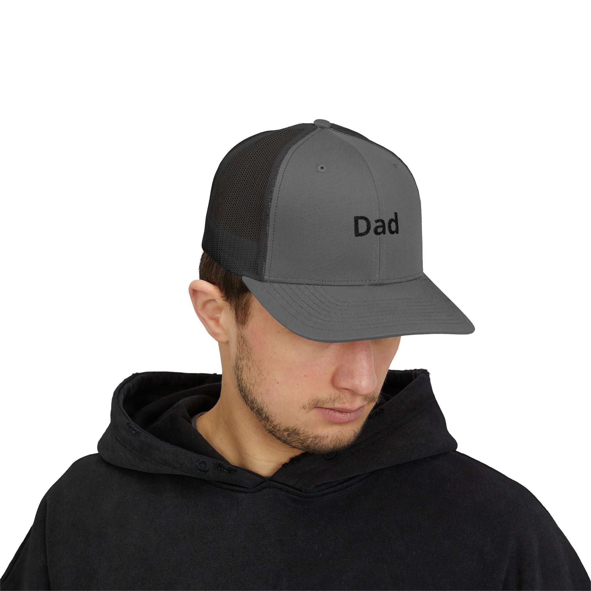 Mom Snapback Trucker Cap — Minimal Embroidered Mom Hat, Mother’s Day Gift