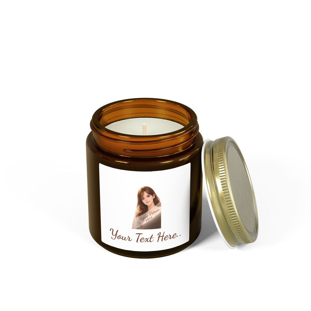 Santa Portrait Scented Candle — Coconut Apricot (4oz & 9oz)