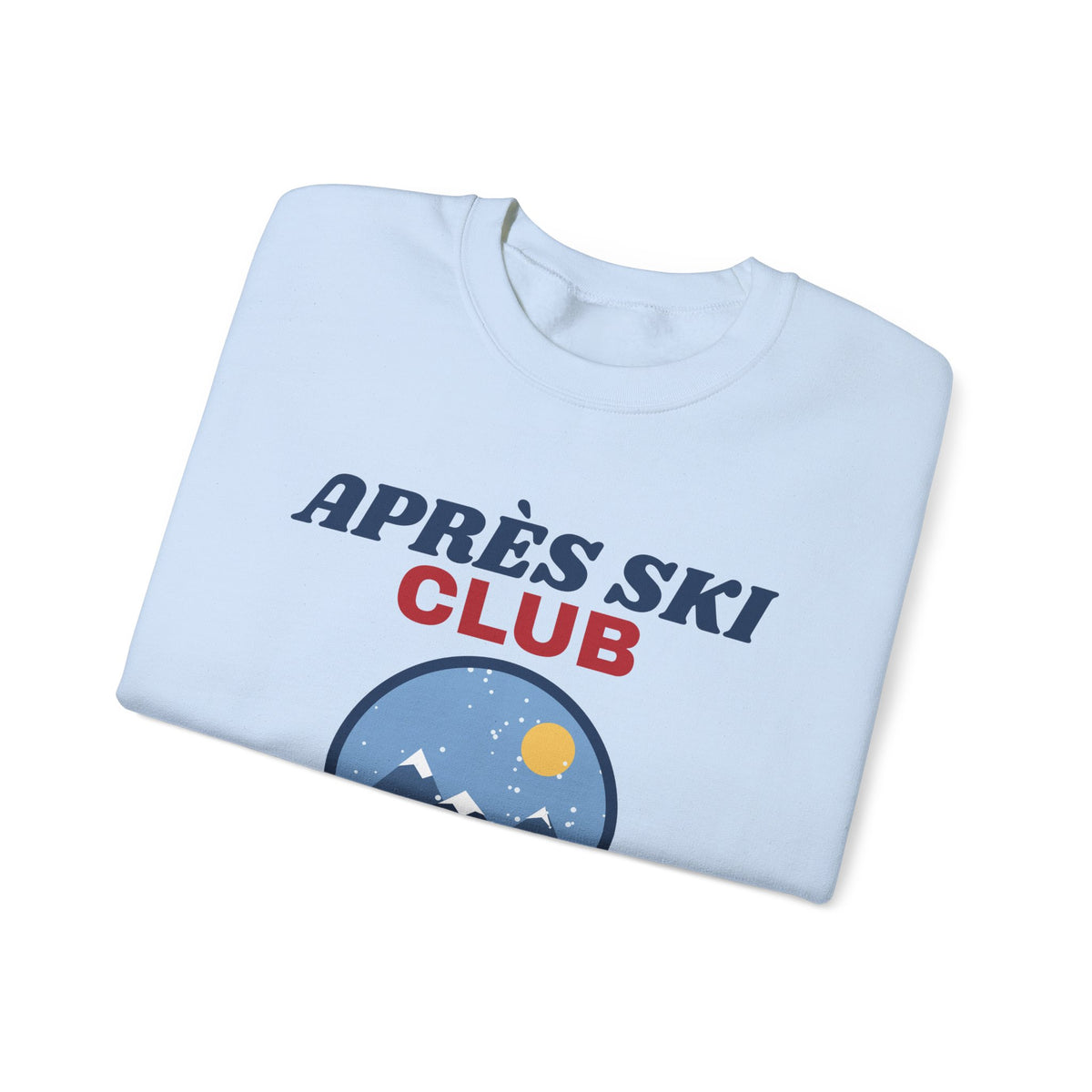 Après Ski Club Sweatshirt — Retro Mountain Ski Lodge Winter Crewneck