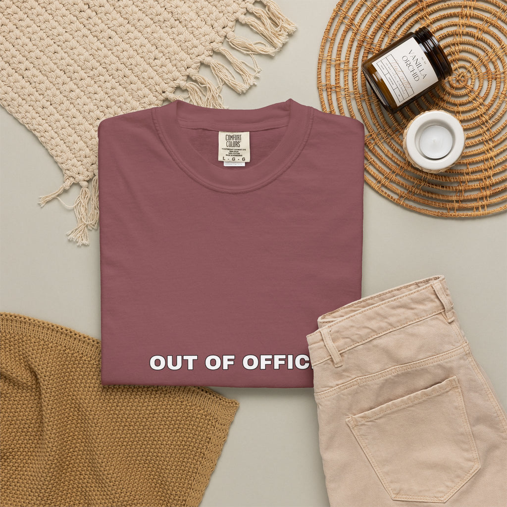 Out of Office Emotionally Shirt — Funny Burnout Friday Tee