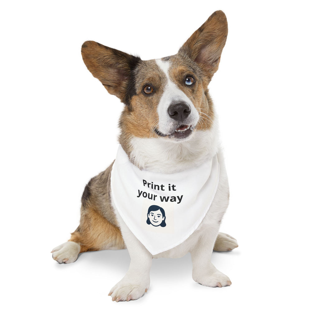 Pet Bandana Collar - Custom "Print it your way" Dog Bandana Collar