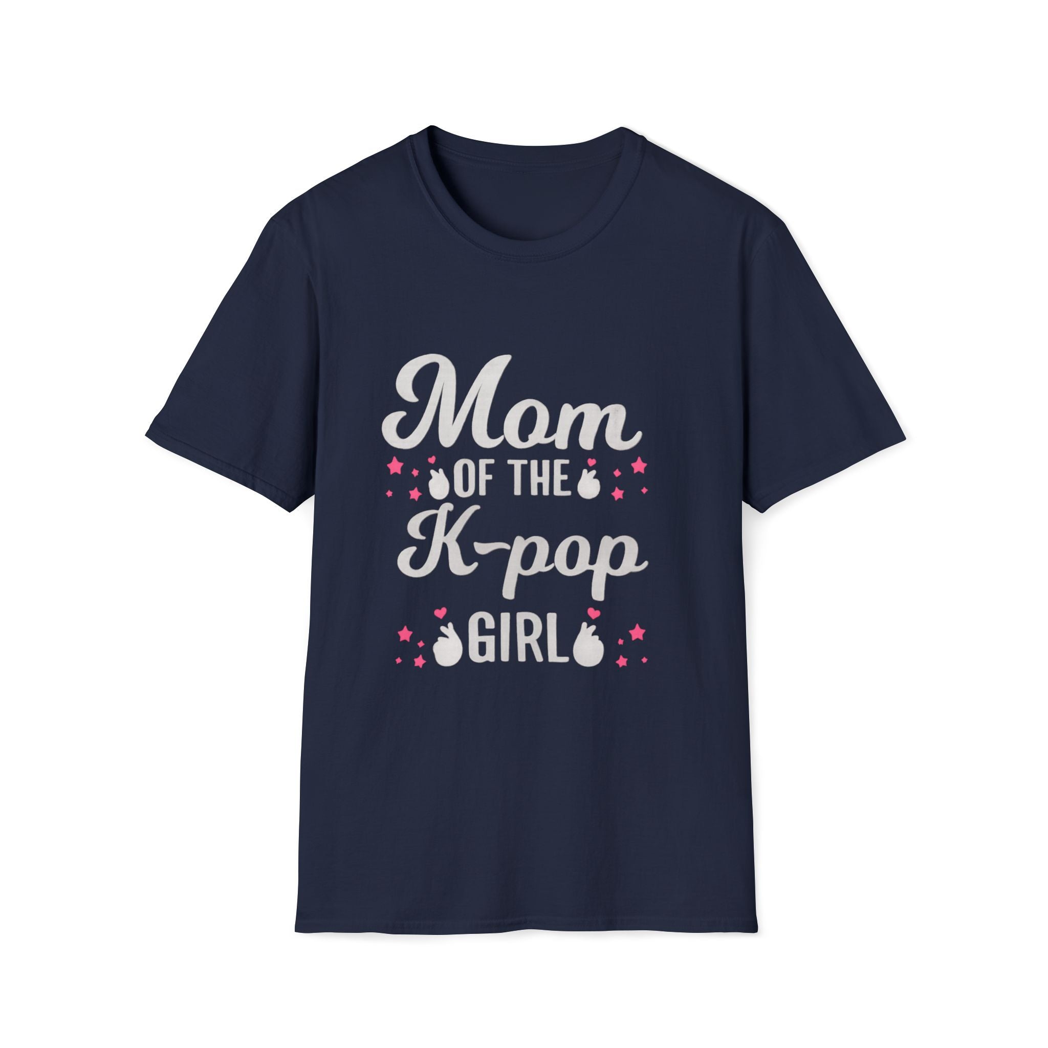 Mom of the K-pop Girl T-Shirt  Kpop Fan Tee, Cute Floral Lettering