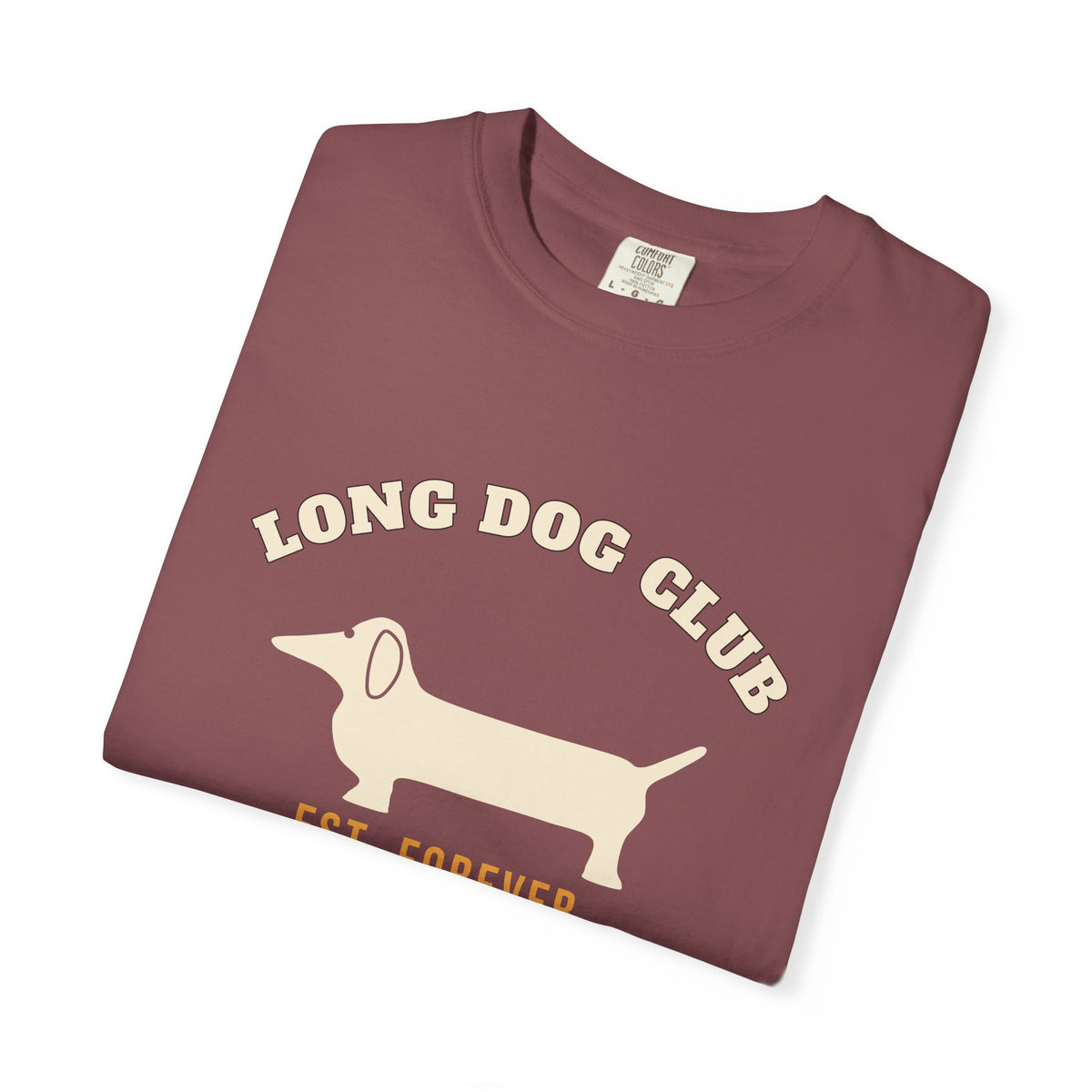 Long Dog Club Shirt — Retro Dachshund Mom & Dad Tee