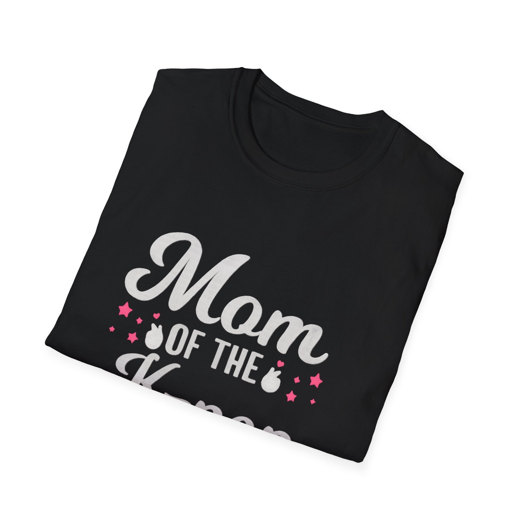 Mom of the K-pop Girl T-Shirt  Kpop Fan Tee, Cute Floral Lettering