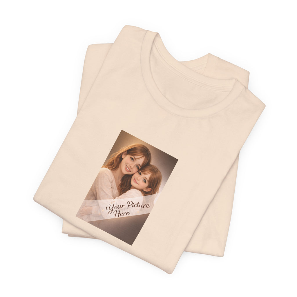 Our First Mother's Day Photo Tee — Personalized Floral Mother's Day T-Shirt