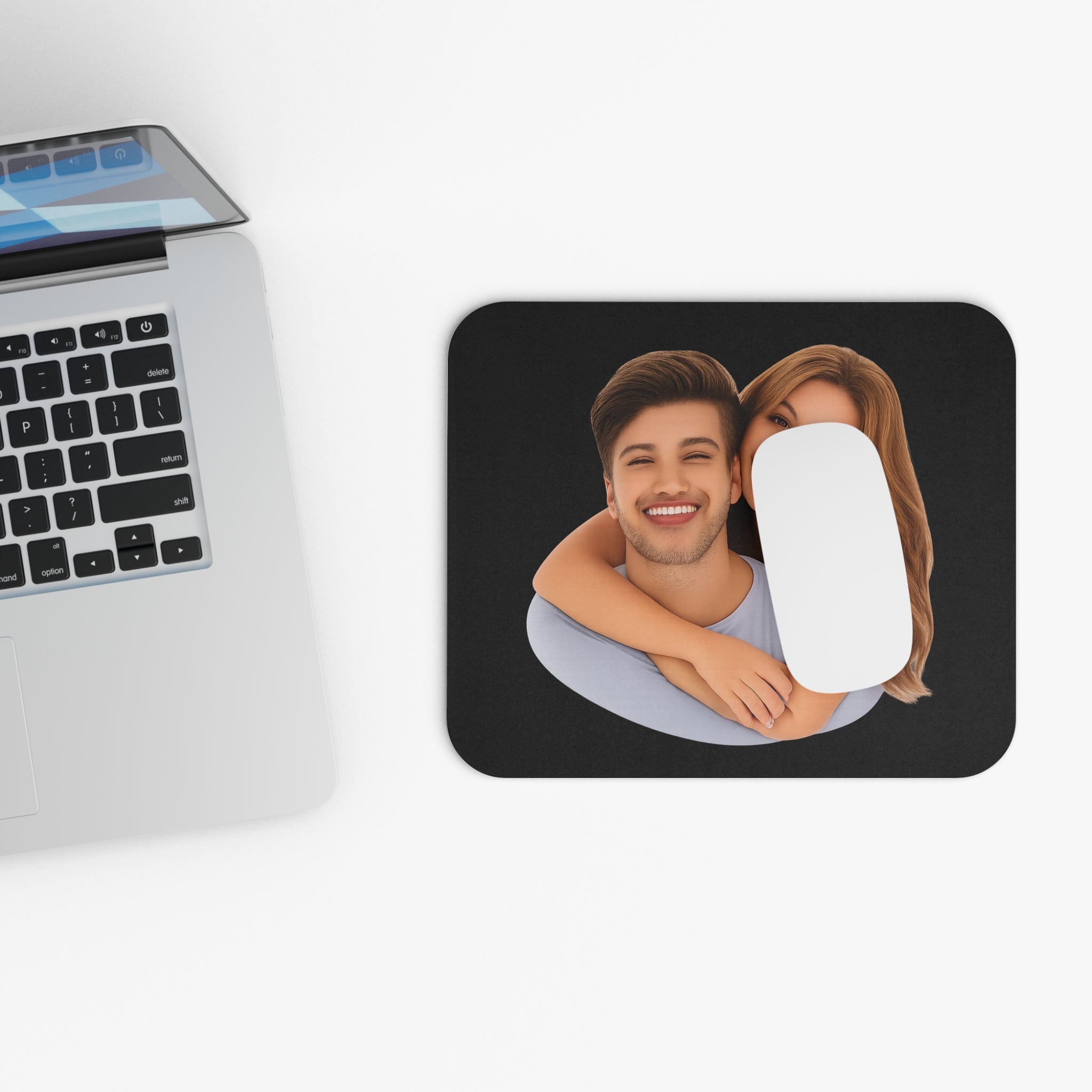 Personalized Photo Mouse Pad — Custom Romantic Desk Mousepad