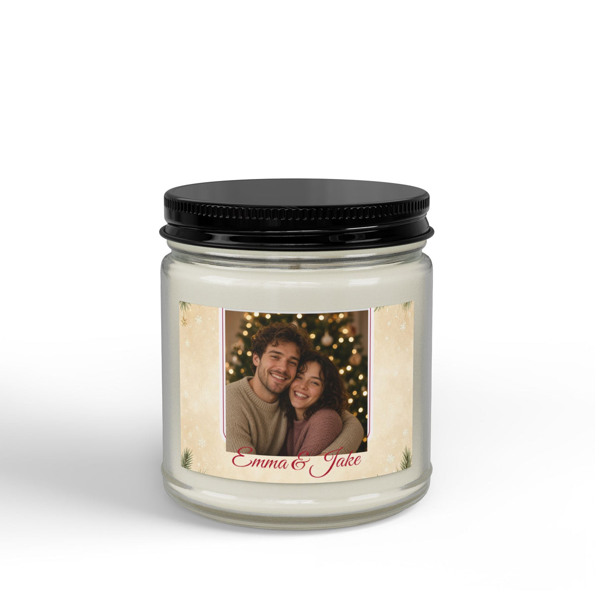 Soy Candle — 'Be Mine' Photo Scented Jar (4oz & 9oz)