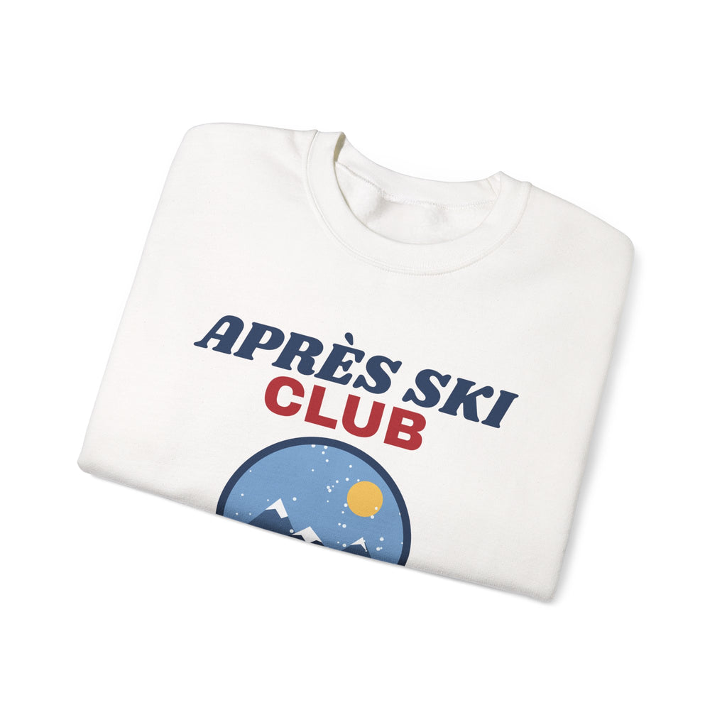 Après Ski Club Sweatshirt — Retro Mountain Ski Lodge Winter Crewneck