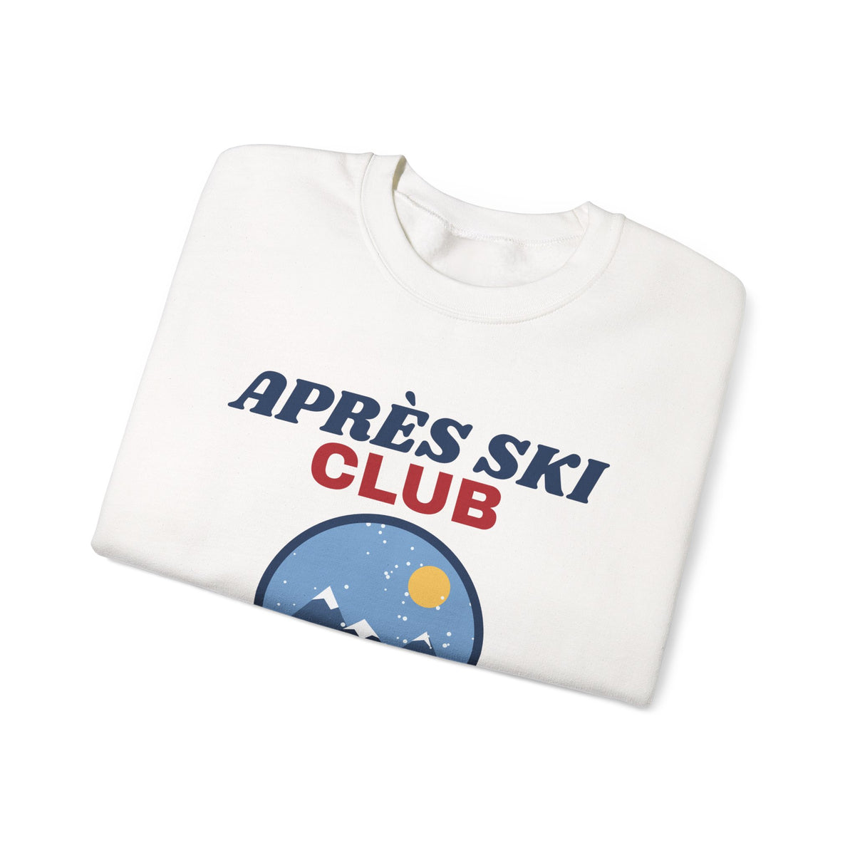 Après Ski Club Sweatshirt — Retro Mountain Ski Lodge Winter Crewneck
