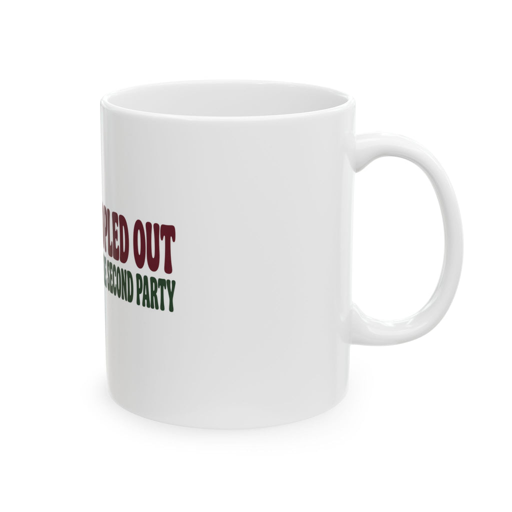 Peopled Out by the Second Party Mug — Funny Introvert Christmas Sloth Coffee Mug 11oz
