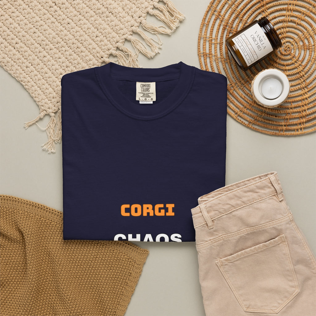 Corgi Chaos Coordinator Shirt — Funny Corgi Mom Dad Dog Tee