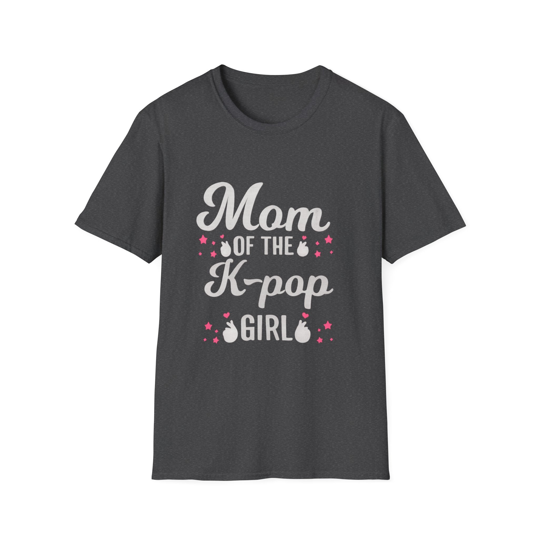 Mom of the K-pop Girl T-Shirt  Kpop Fan Tee, Cute Floral Lettering