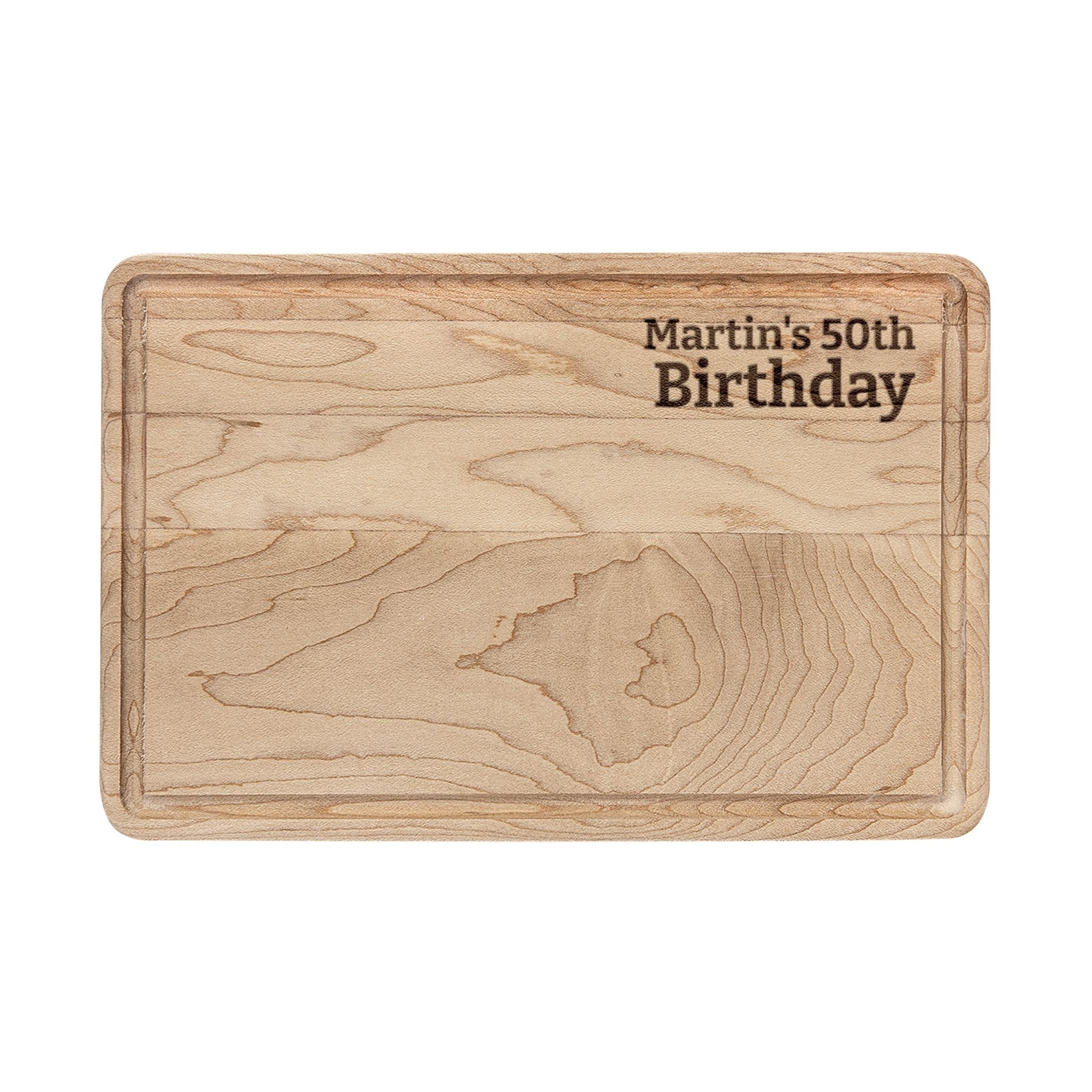 Wooden Cutting Board (Engraving)