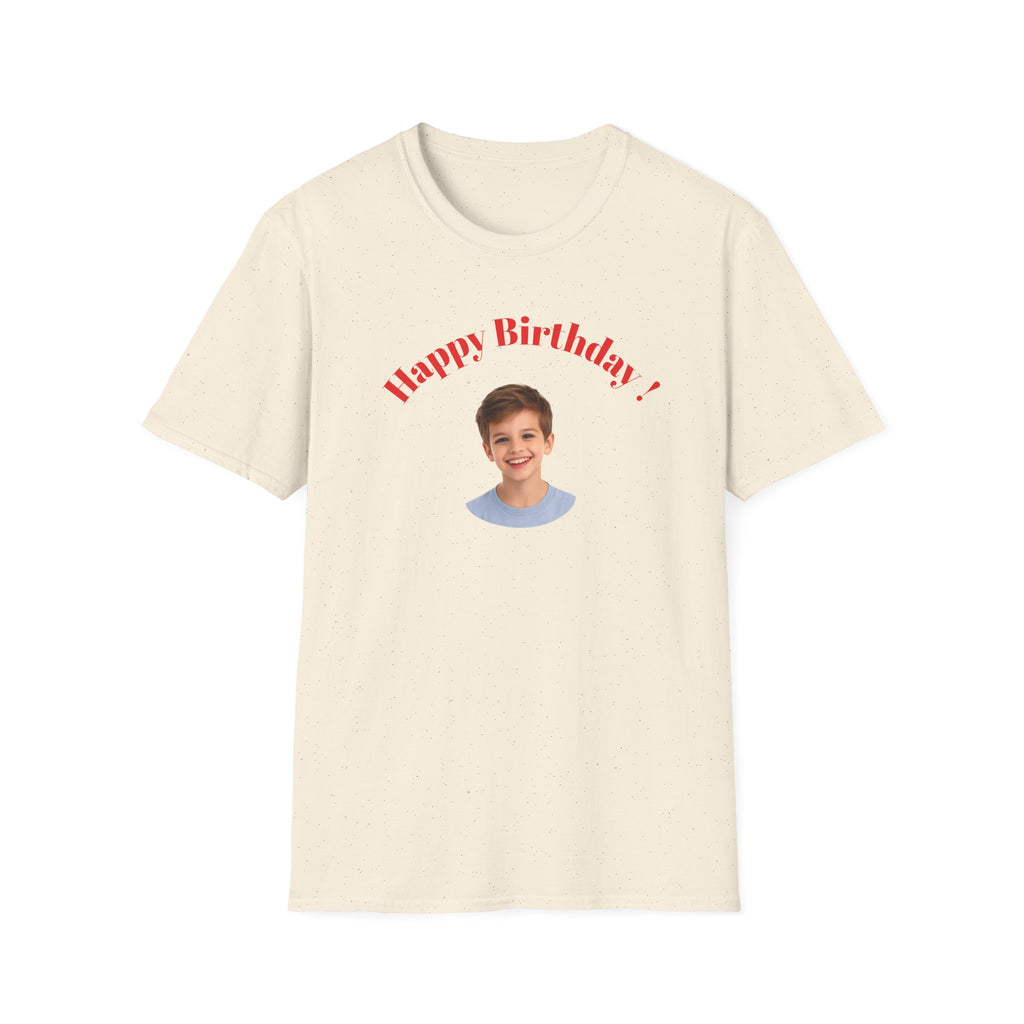 Happy Birthday Photo Tee — Personalized Birthday Shirt for Kids