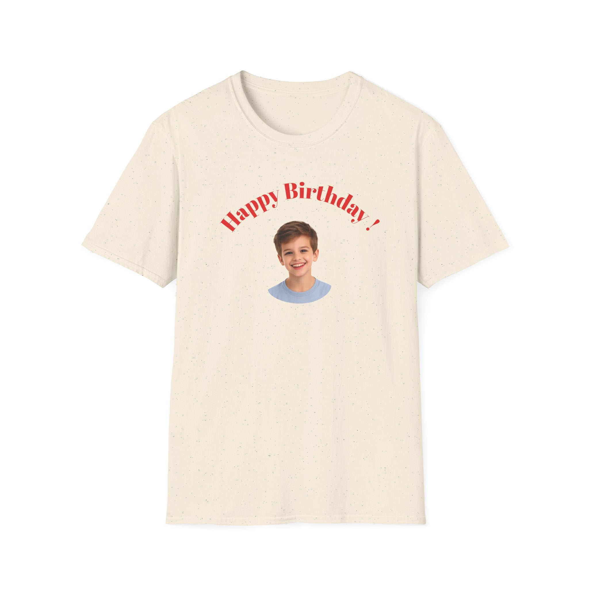Happy Birthday Photo Tee — Personalized Birthday Shirt for Kids