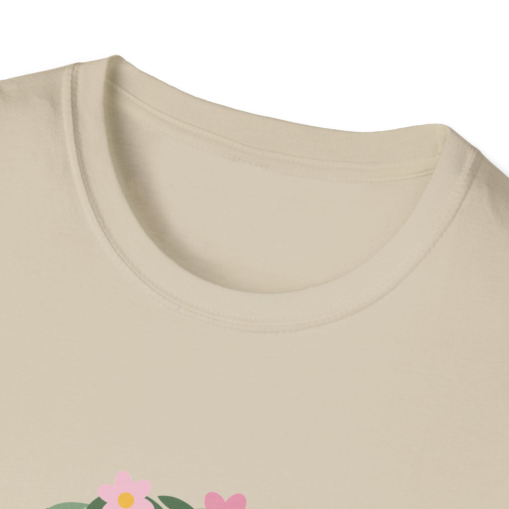 Blessed Mama Floral Wreath Tee — Christian Mom T-Shirt, Mother's Day Gift