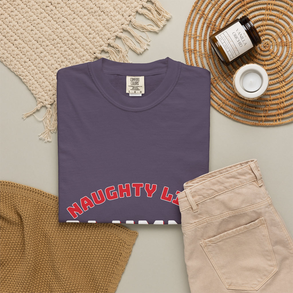 Naughty List Alumni Shirt — Funny Christmas Tee for Adults