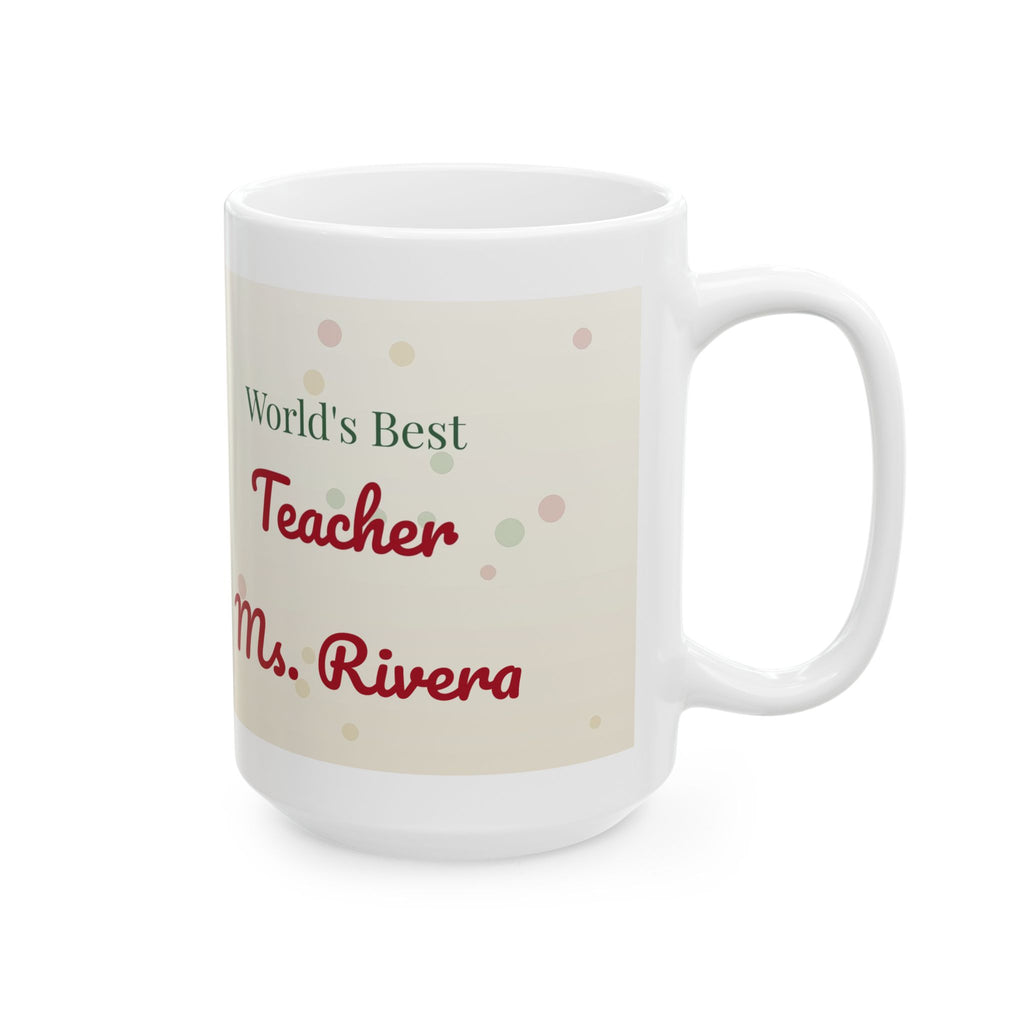 World's Best Teacher Personalized Photo Mug – Custom Teacher Gift
