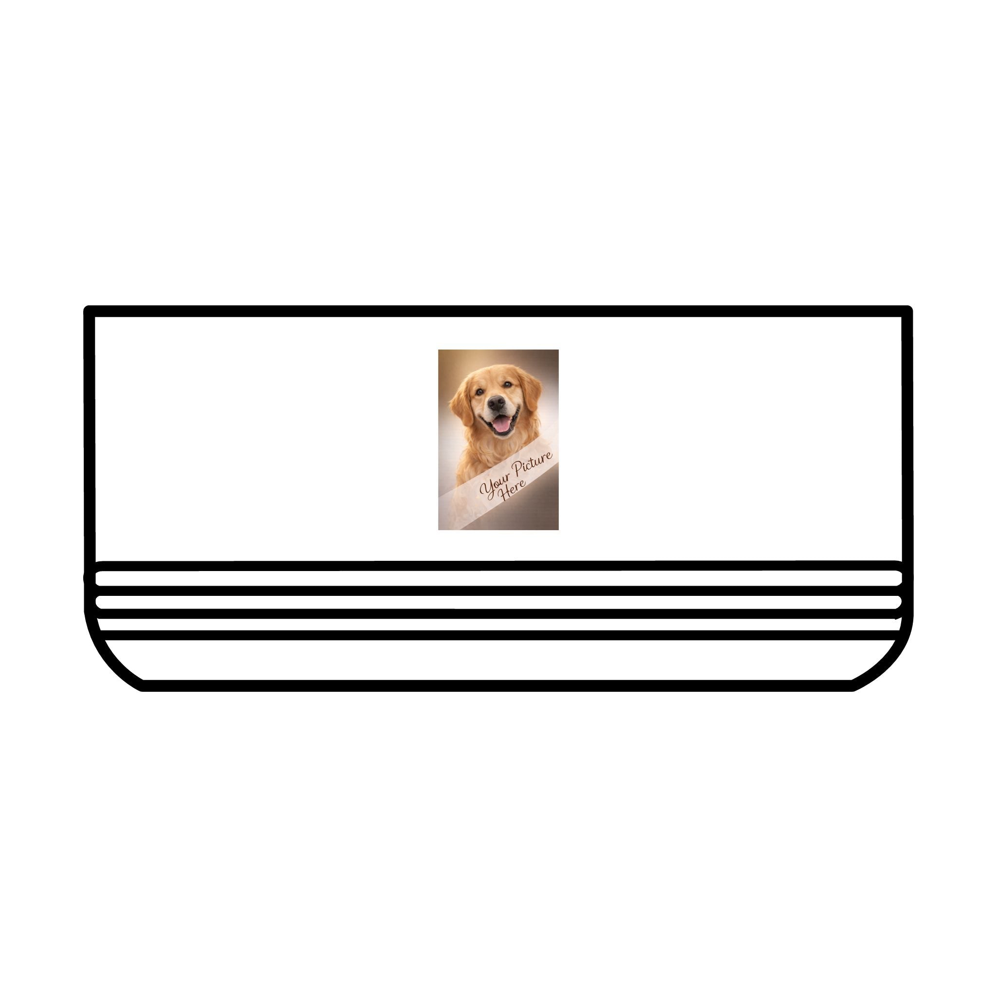 Personalized Pet Bowl — 18oz Ceramic Bowl with Pink Paw Print & Custom Name