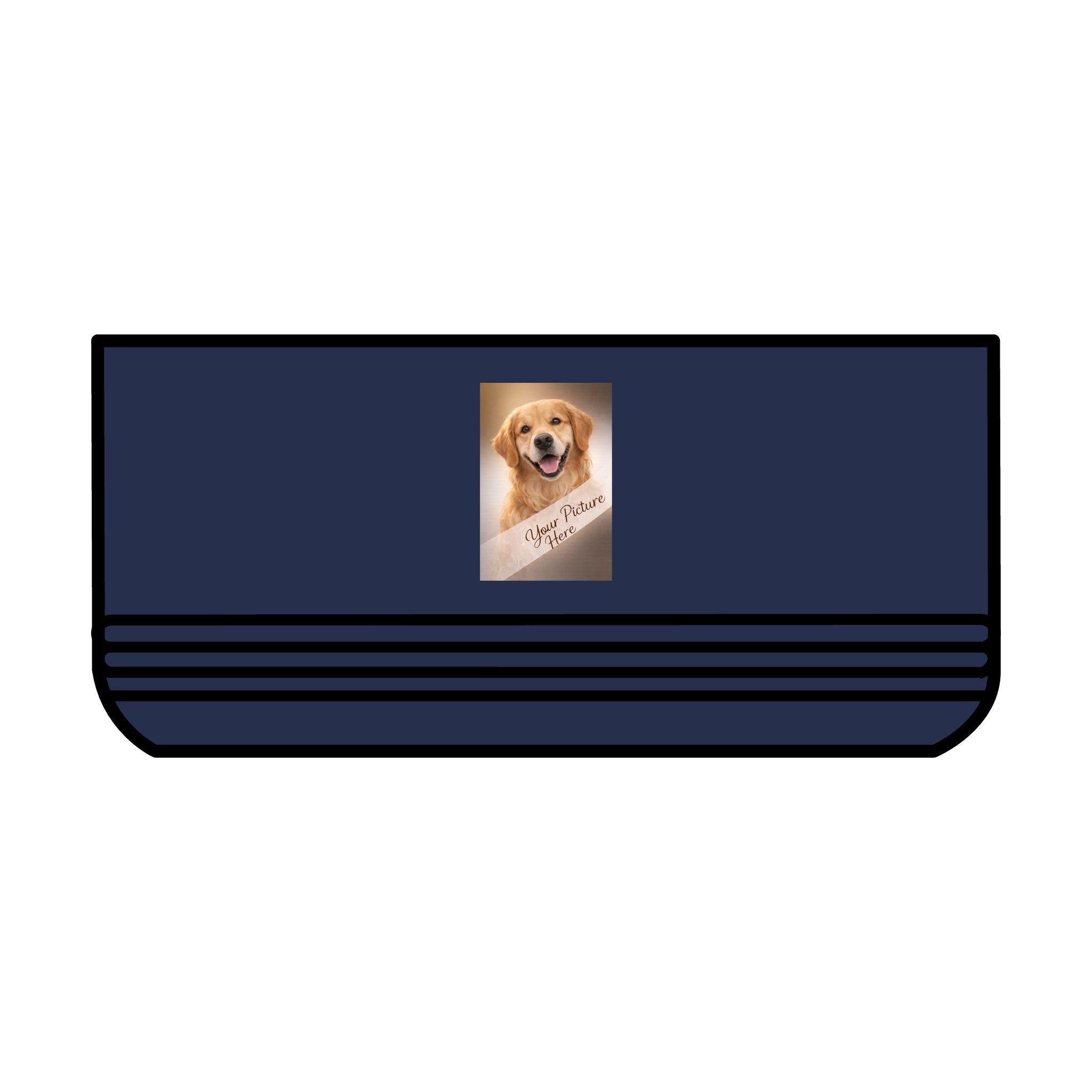 Personalized Pet Bowl — 18oz Ceramic Bowl with Pink Paw Print & Custom Name