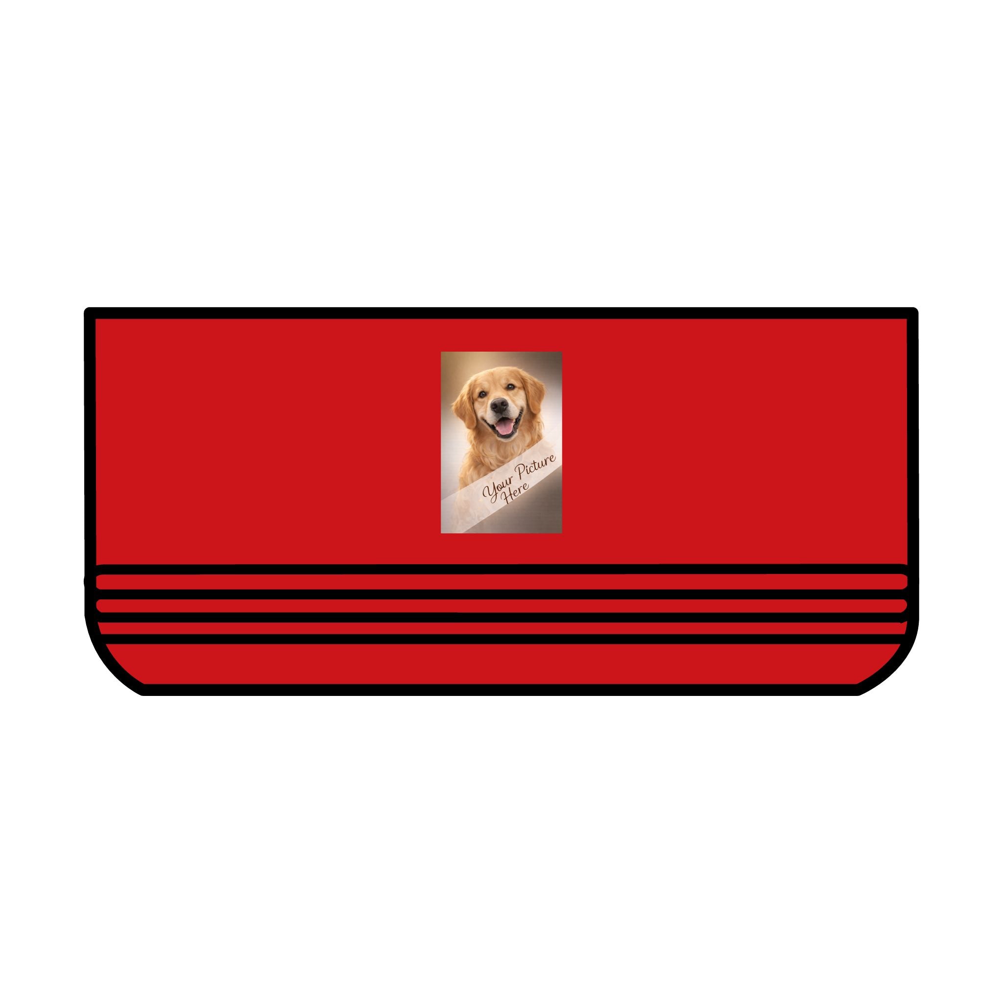 Personalized Pet Bowl — 18oz Ceramic Bowl with Pink Paw Print & Custom Name