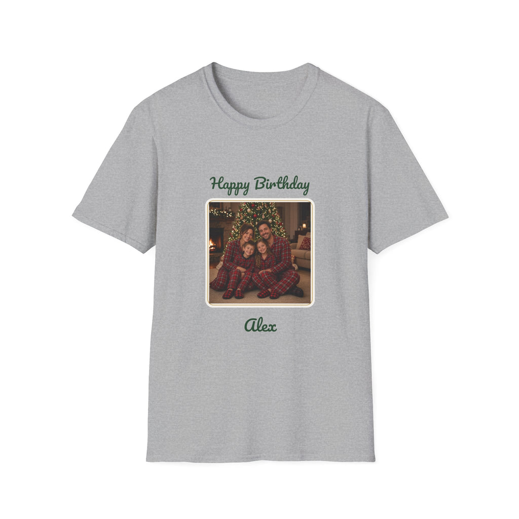 Happy Birthday Photo Tee — Personalized Birthday Shirt for Kids