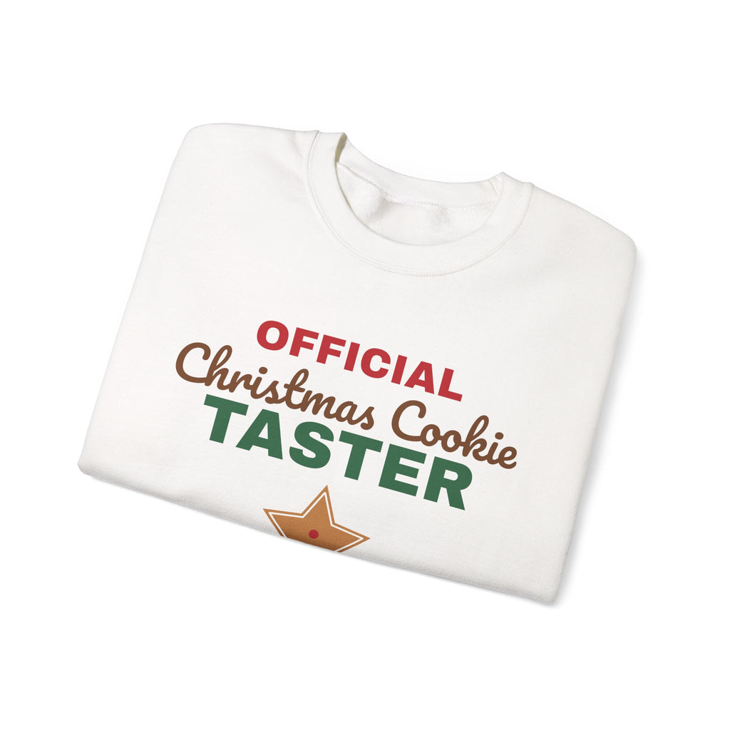 Official Christmas Cookie Taster Sweatshirt — Funny Holiday Baking Crewneck