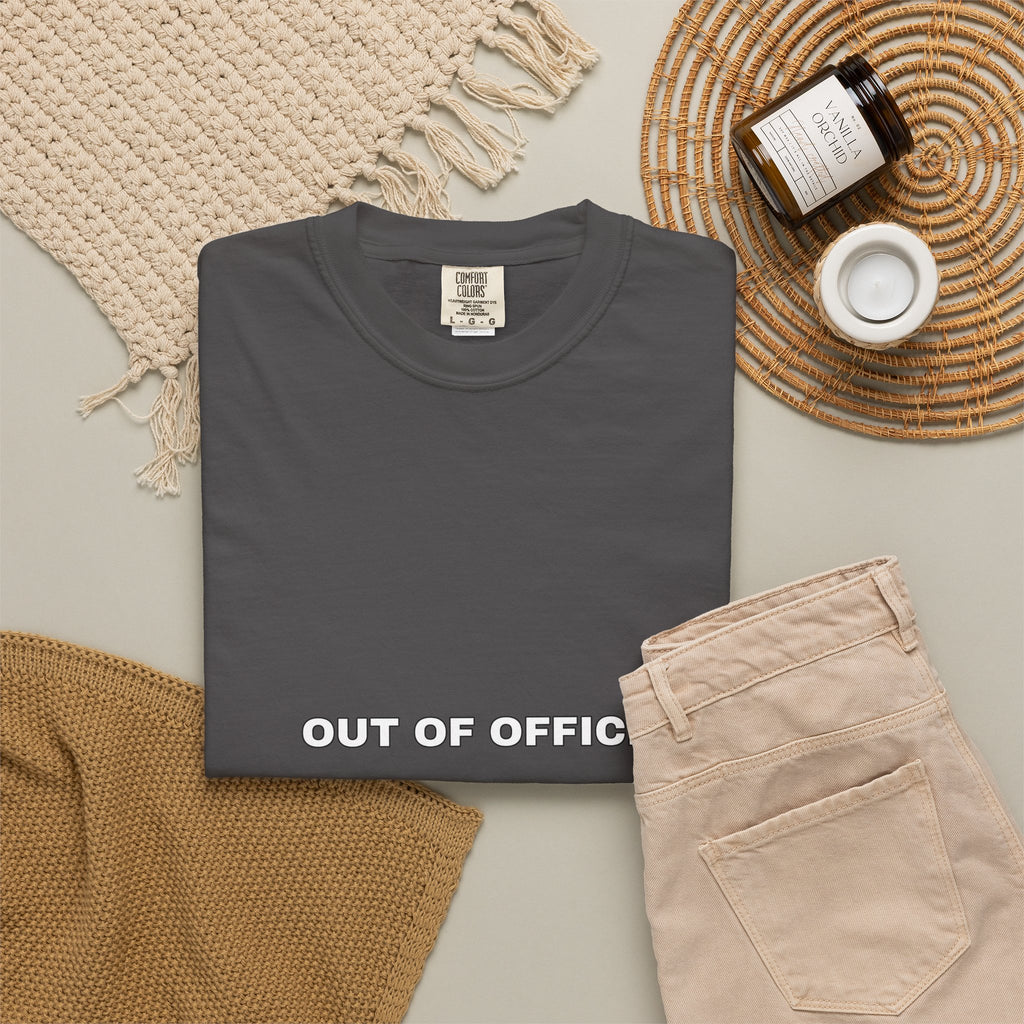 Out of Office Emotionally Shirt — Funny Burnout Friday Tee