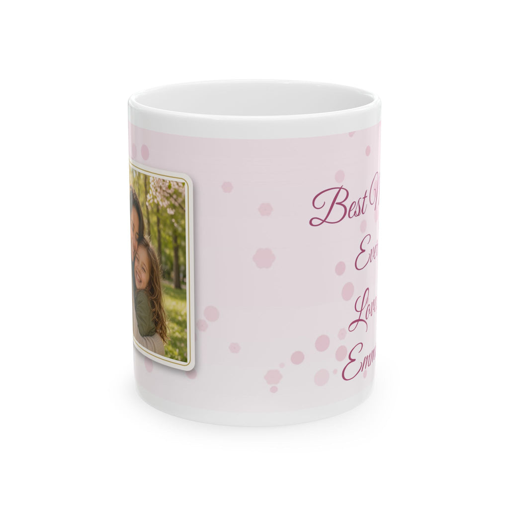 Best Mom Ever Personalized Photo Mug – Custom Mom Coffee Cup Gift