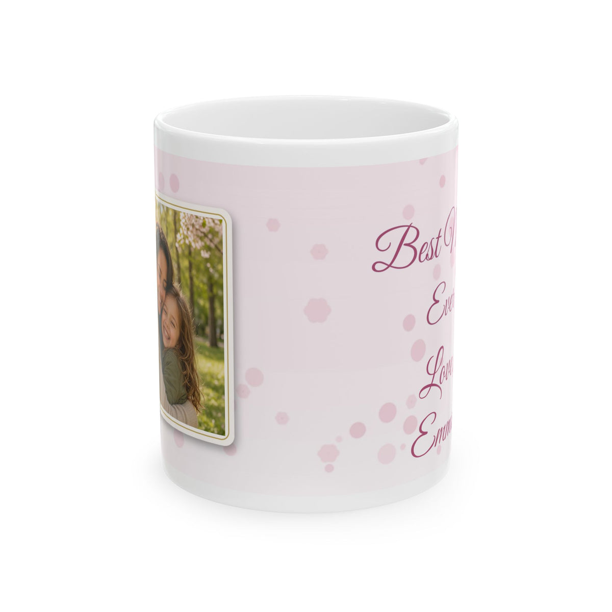 Best Mom Ever Personalized Photo Mug – Custom Mom Coffee Cup Gift