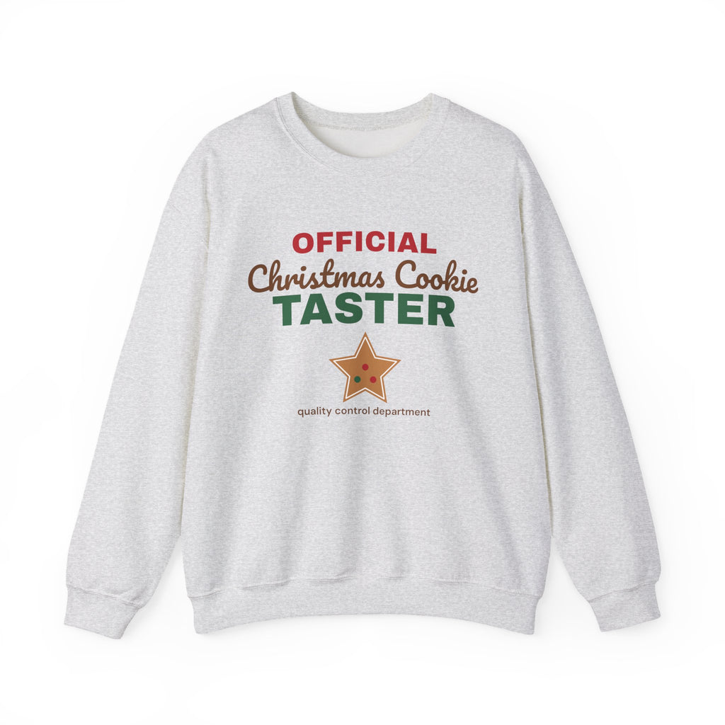 Official Christmas Cookie Taster Sweatshirt — Funny Holiday Baking Crewneck